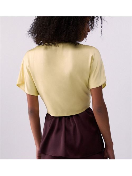 Satin crossover top Liu Jo | CA6306T522A.09090